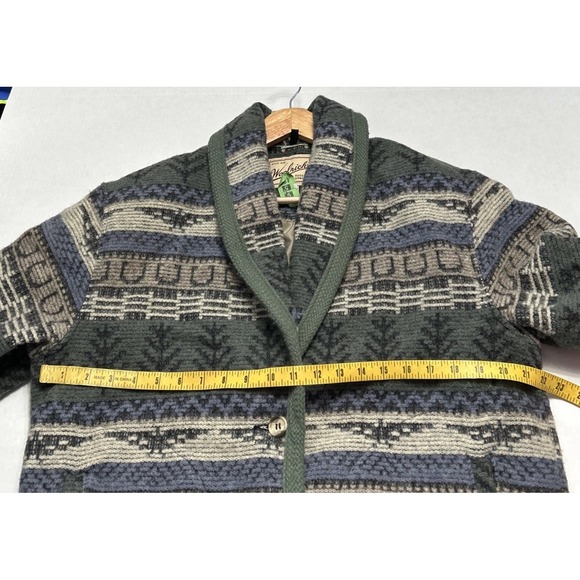 Women's Vintage Woolrich Blanket Jacket Coat Southwest Med Wool Blend Clean USA - Picture 5 of 13